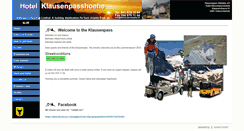 Desktop Screenshot of klausenpasshoehe.ch