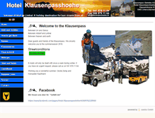 Tablet Screenshot of klausenpasshoehe.ch